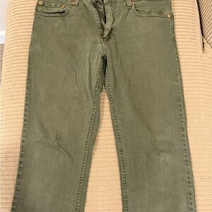 Levi's Olive Green 511 Jeans